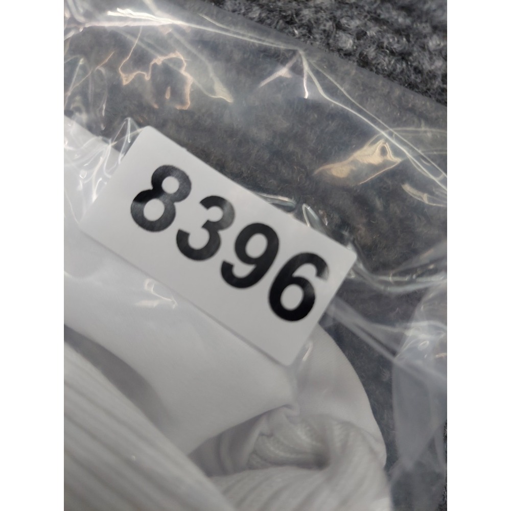 Abercrombie & Fitch Tank Top Women Medium White Spaghetti Strap Ribbed Ruffle - Picture 9 of 9